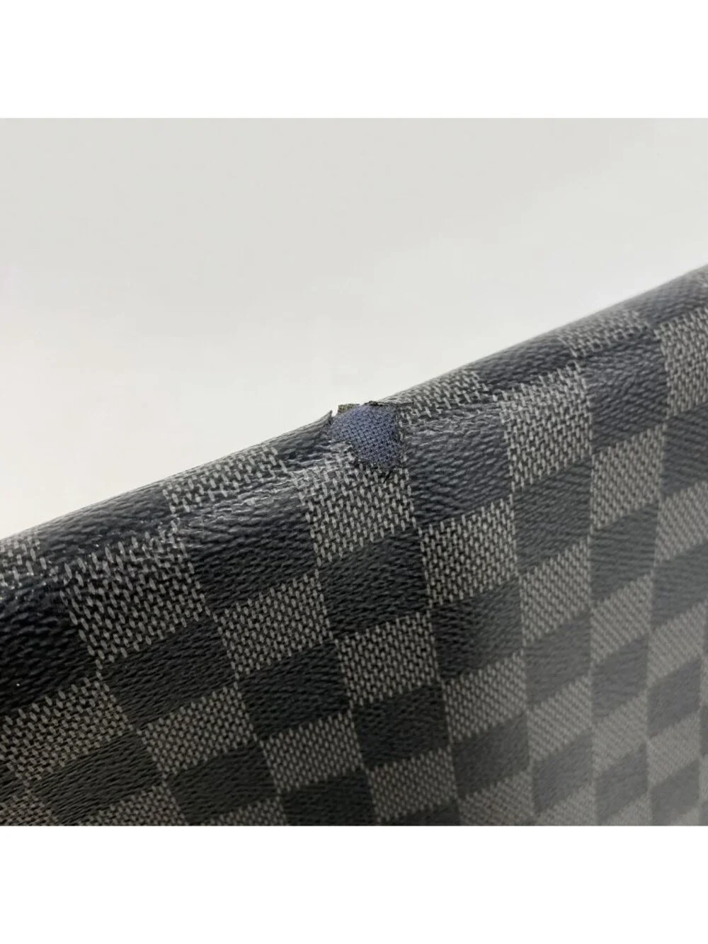 Louis Vuitton Shoulder Bag Damier Graphite District PM Gray Black